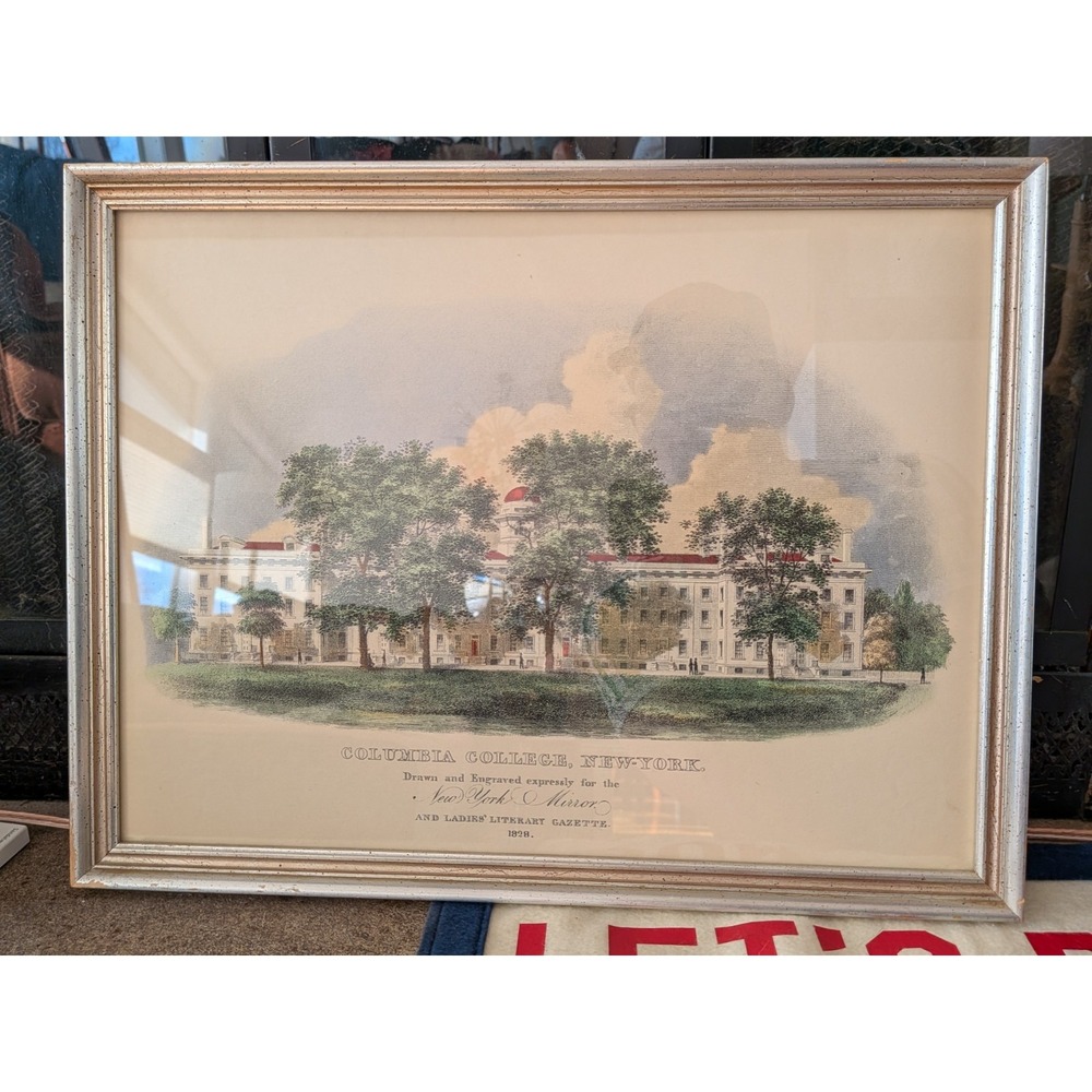Columbia College Of New York Vintage‎ Framed Print